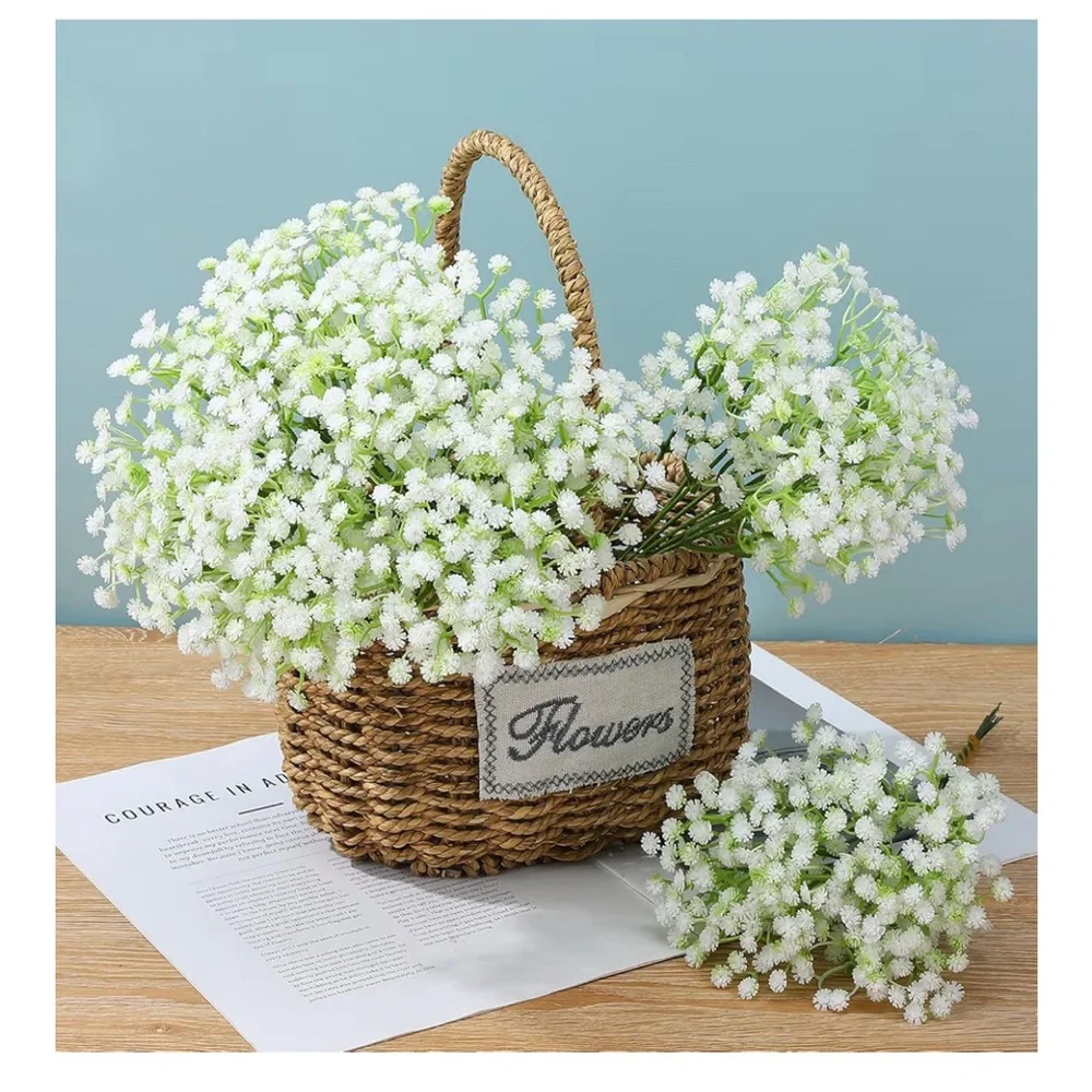 Faux Baby's Breath 120 Pcs Wedding Bouquet Centerpieces 11.8